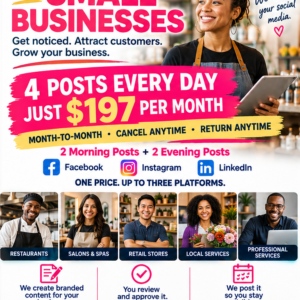 Done-For-You Social Media Marketing - Starter Package